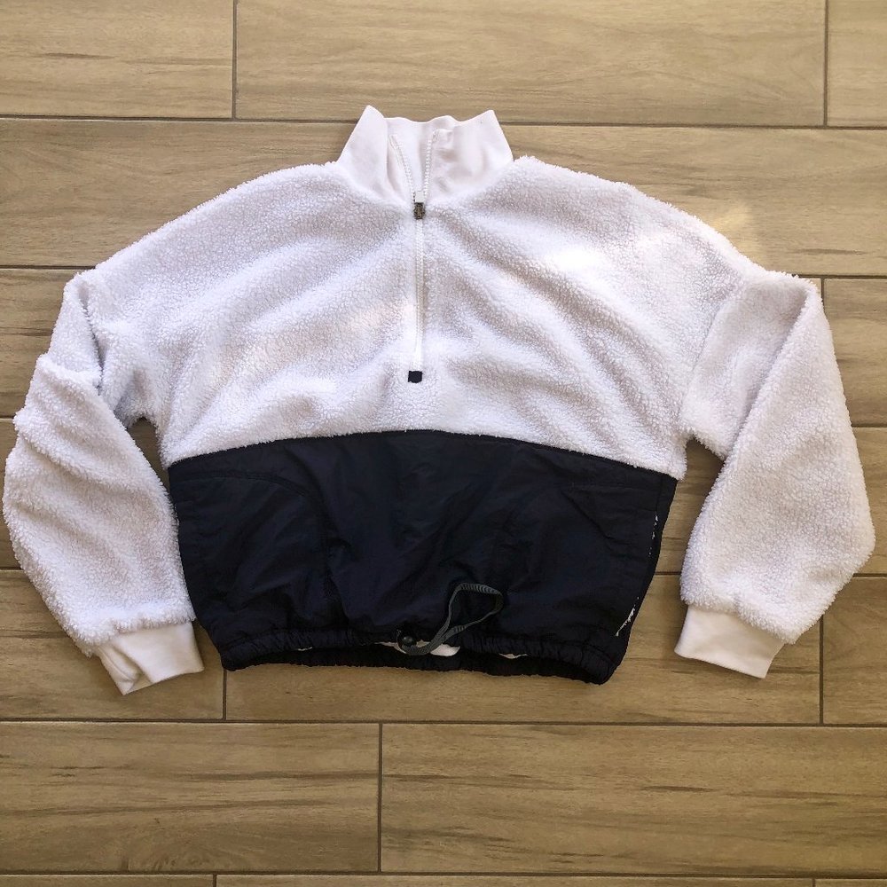 Fabletics Sherpa Half Zip Pullover